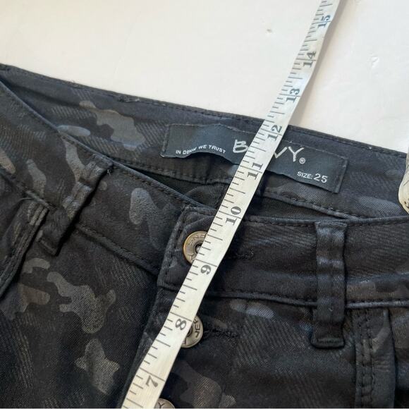 Bevy Flog Sz 25 Commando Button Fly Pant Black Camo - Picture 14 of 15